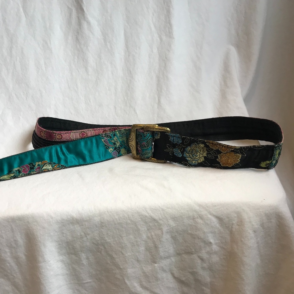 Lucky Brand Vintage Silk Decorative Belt
